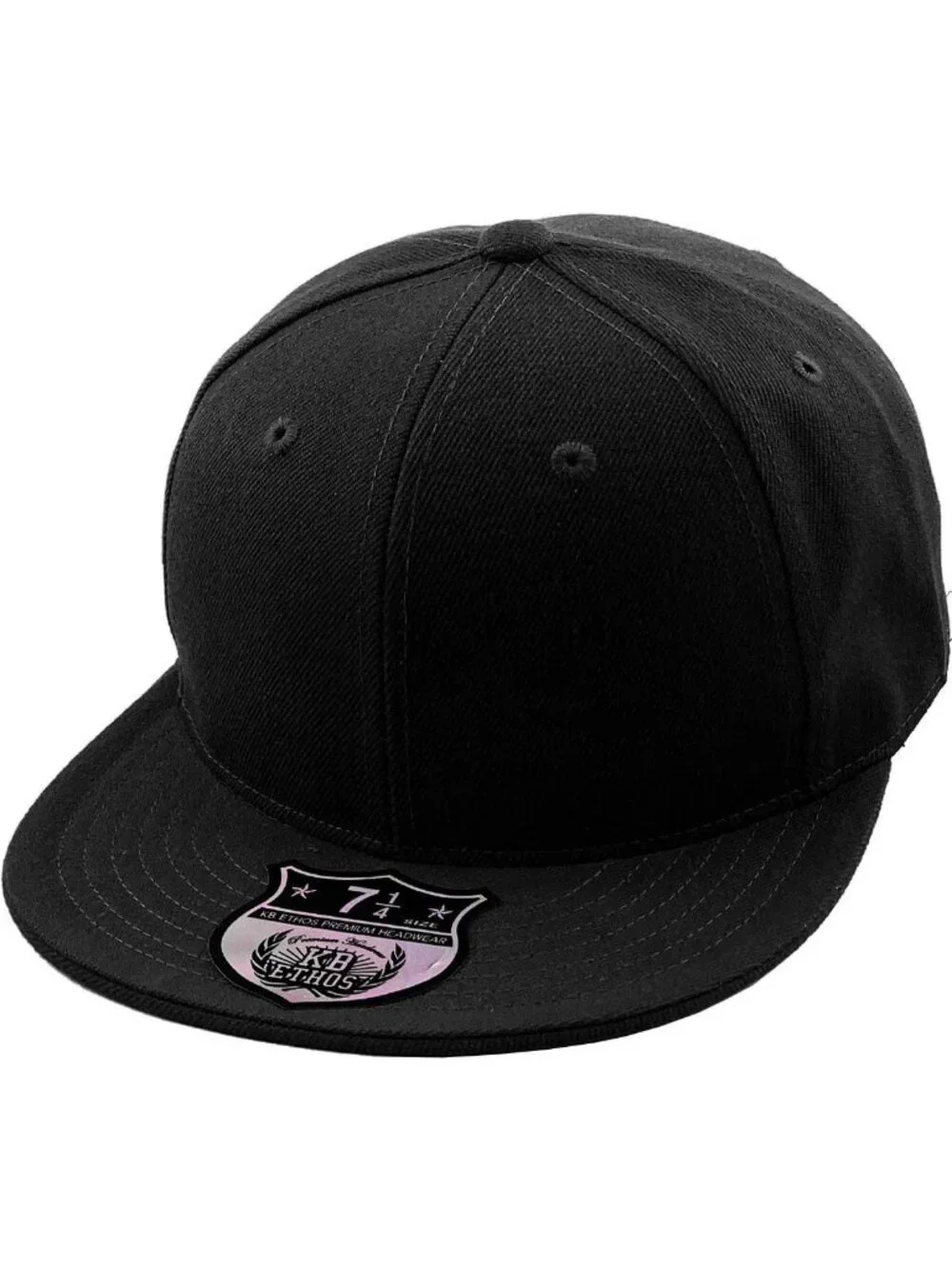 Original 6 Panel Flat Brim Fitted Cap - Stylish, Comfortable, Perfect for All